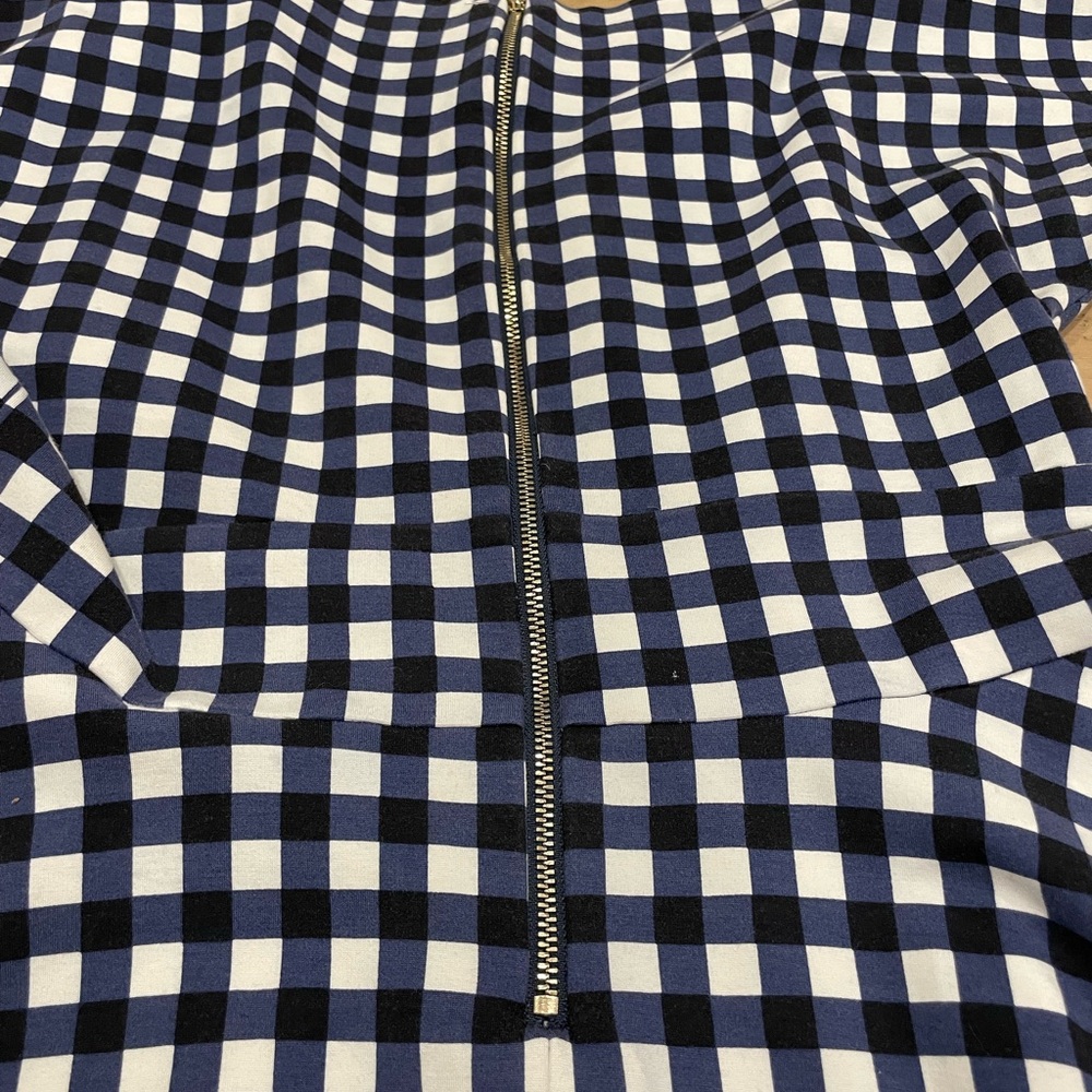Kate Spade Navy and White Pointe Fiorella Dress Medium - Picture 5 of 7